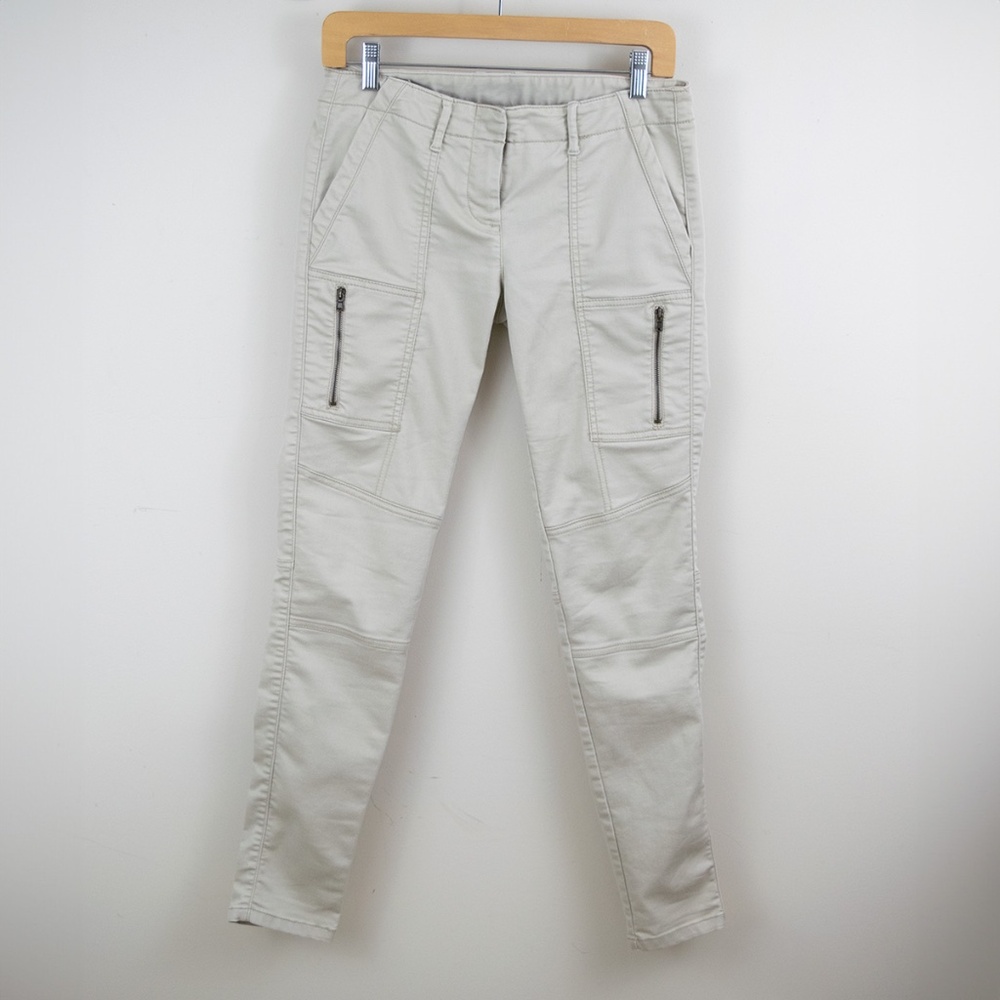 New York & Company Stretch Cargo Skinny Leg Size 2